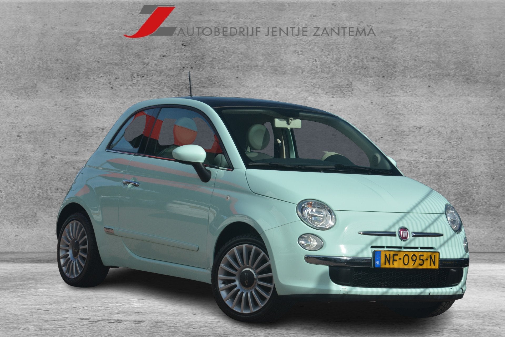 Fiat 500 1.2 Vintage '57 | Airco | Panoramadak | PDC | LMV |, Auto's, Voorwielaandrijving, Gebruikt, 4 cilinders, 840 kg