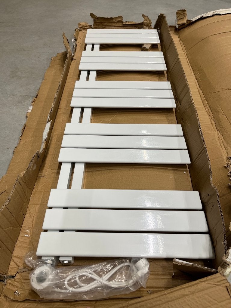 Belrad elektrische handdoekradiator Links 1600 x 500 Wit, Radiator, Nieuw, Minder dan 60 cm, Ophalen of Verzenden