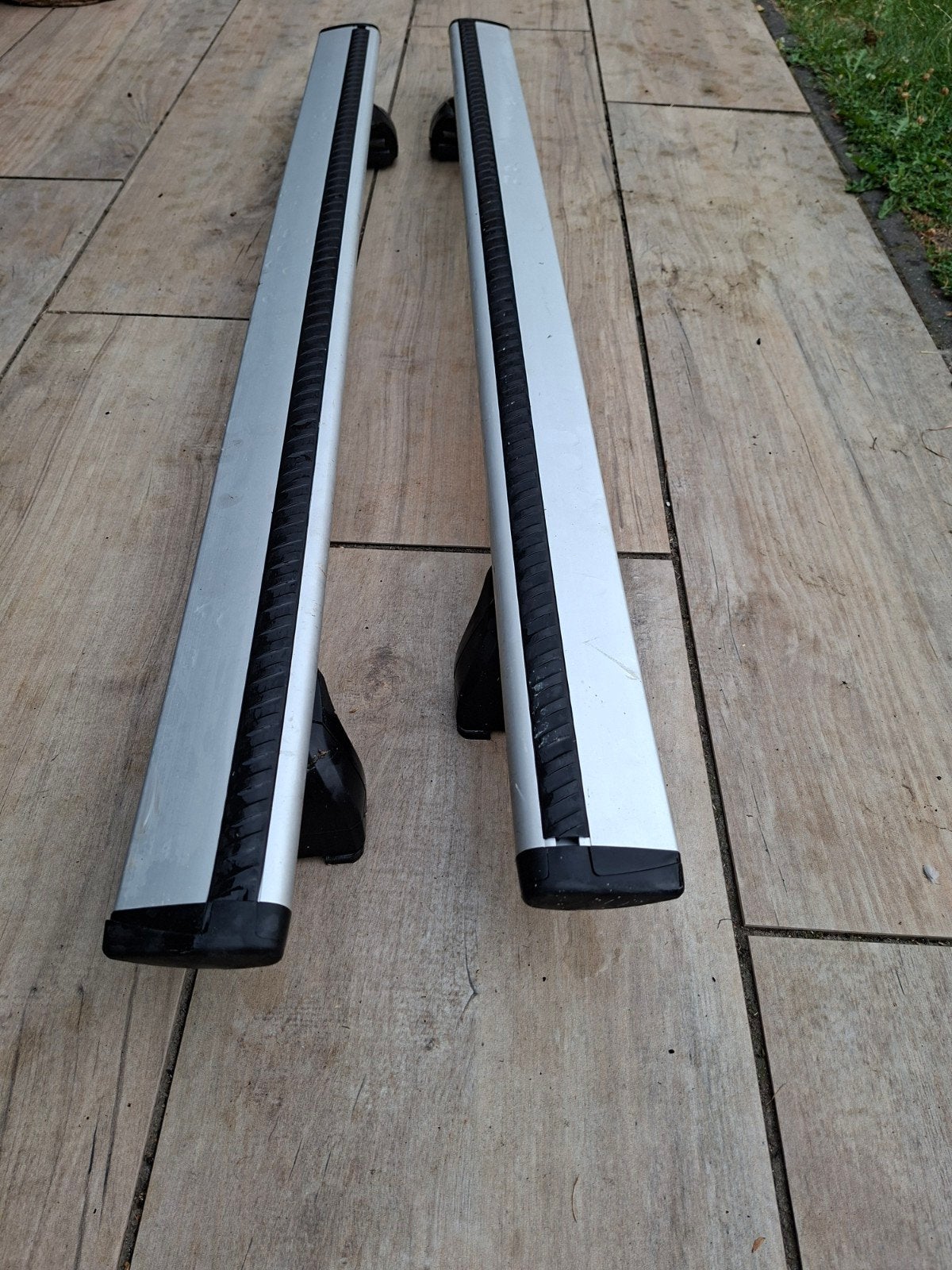 Originele Volvo V60 dakdragers aluminium 2011-2018, Ophalen of Verzenden, Zo goed als nieuw