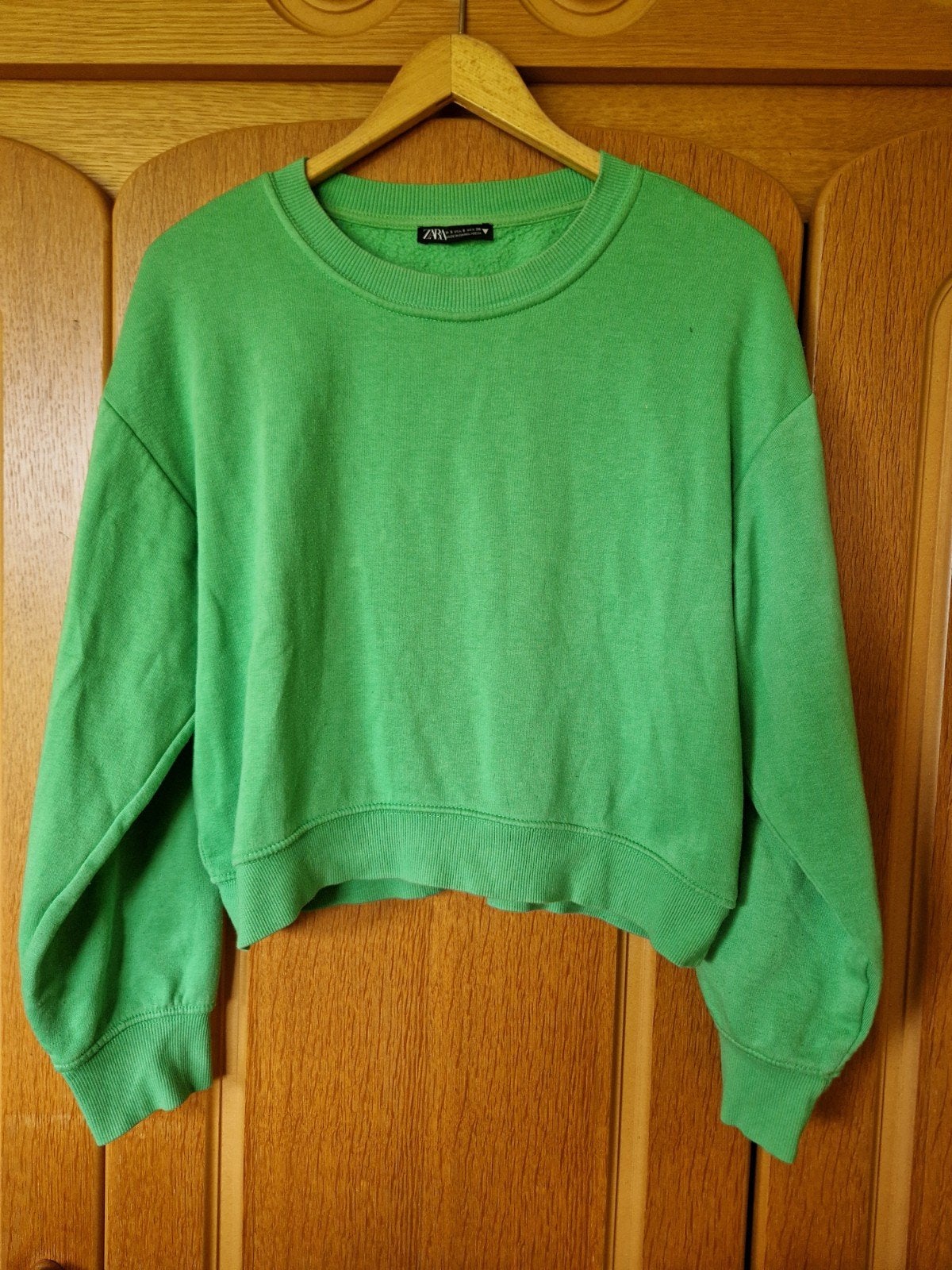 Zara Groene Sweater Maat S, Zara, Ophalen of Verzenden, Maat 36 (S), Gedragen