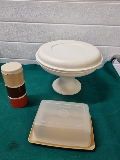 Tupperware botervloot zoutpeper mosterd serveerschaal, Huis en Inrichting, Keuken | Tupperware, Ophalen of Verzenden, 'T Olde Gre-j
