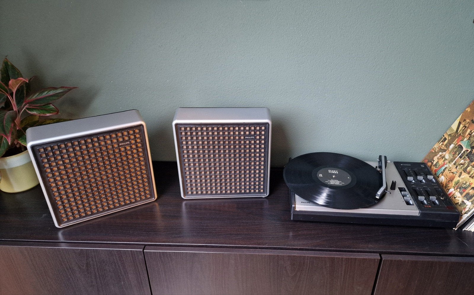 Philips 714 platenspeler vintage, Ophalen, Minder dan 50 watt