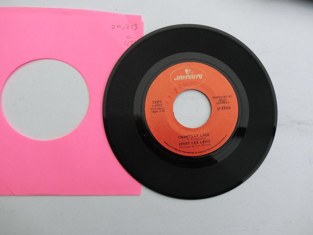Jerry Lee Lewis  Chantilly lace, 7 inch, Single, Ophalen of Verzenden, Zo goed als nieuw