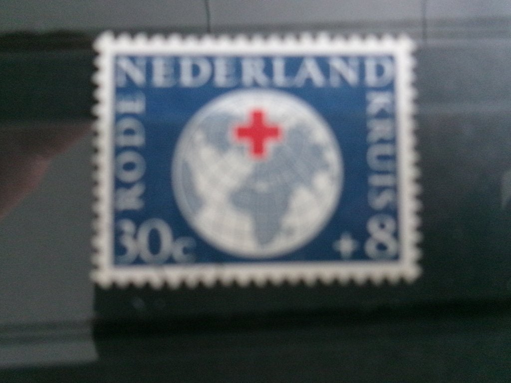 1957 - rode kruis 30 + 8 ct (106h), Postzegels en Munten, Postzegels | Nederland, Ophalen of Verzenden, Gestempeld