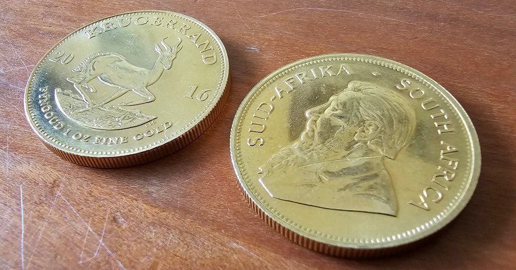Krugerrand 1 oz .916,66 goud, Ophalen of Verzenden, Goud