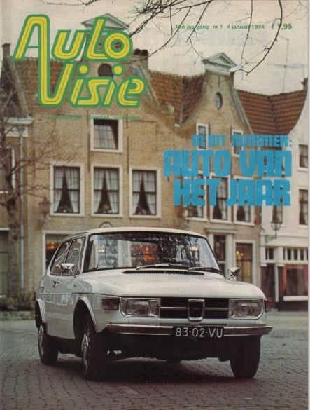 Autovisie 1 1974 : Saab 99 X7 - Ford - Renault Alpine A110, Ophalen of Verzenden, Gelezen, Algemeen