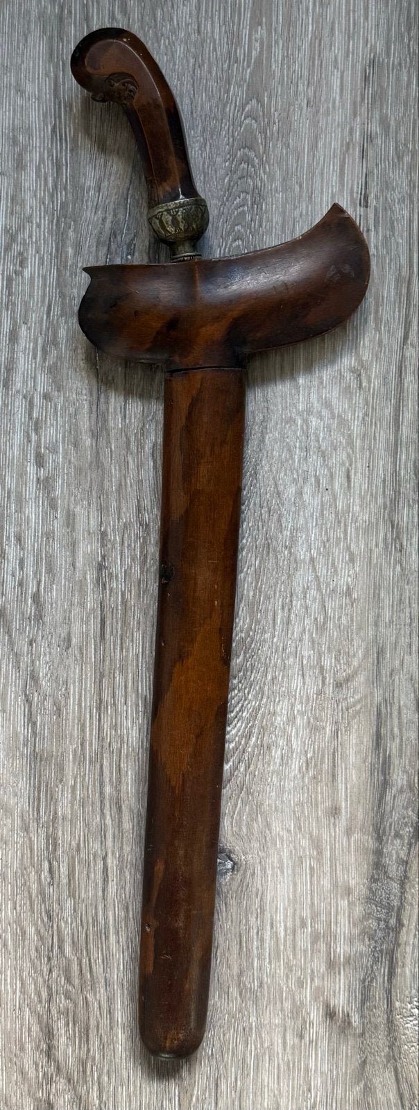 Antieke Mooie Kris Keris met Houten Schede, Ophalen of Verzenden