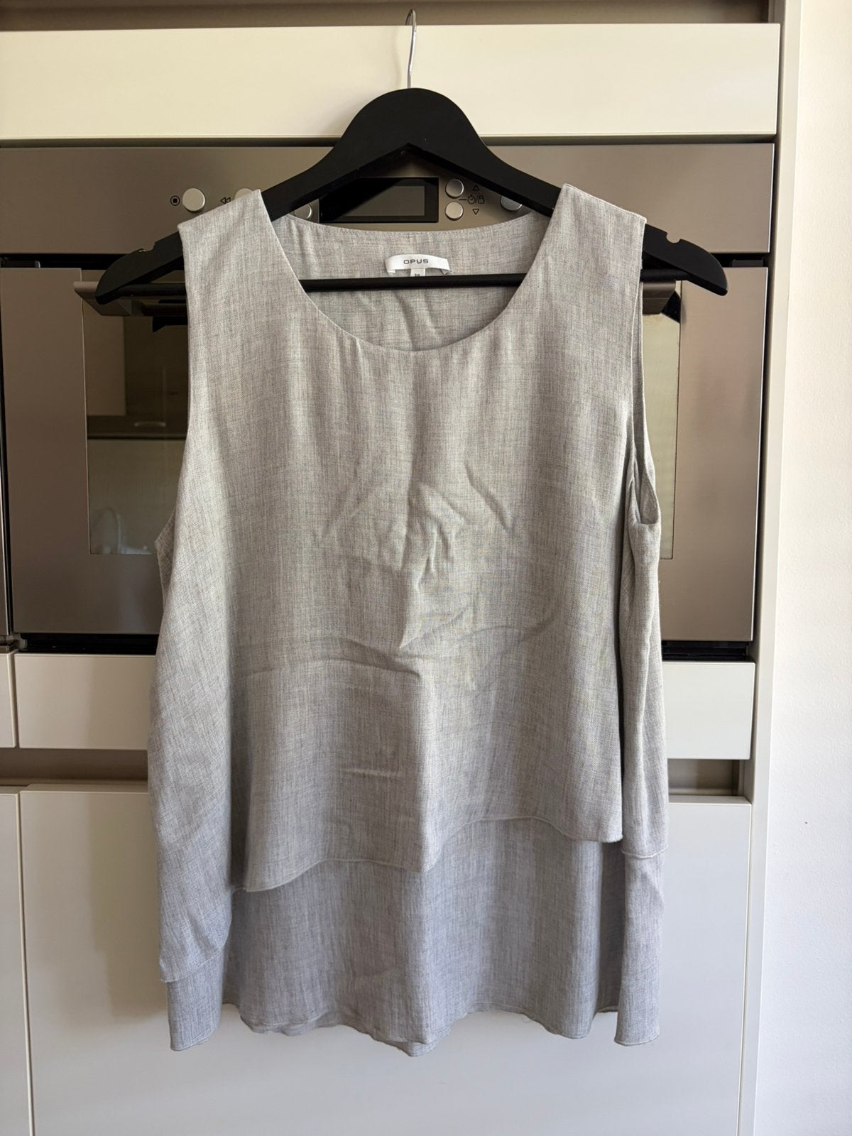 Opus tuniek maat 38 grijs, Kleding | Dames, Ophalen of Verzenden, Zo goed als nieuw, Maat 38/40 (M), Grijs