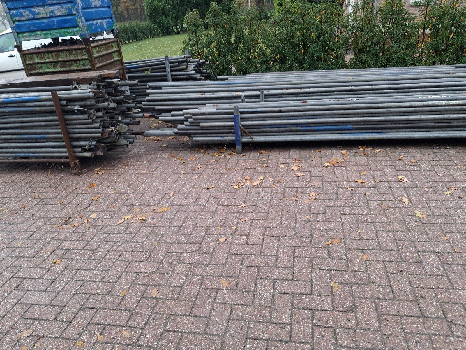 steigermateriaal, Ophalen, 250 cm of meer, Palen