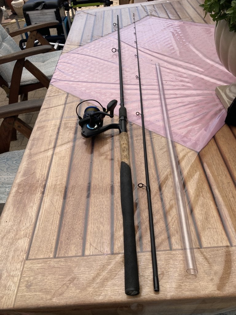 Te Koop PRESTON FEEDER 11 FT CARP TYSON met MOLEN, Ophalen, Zo goed als nieuw, Werphengel