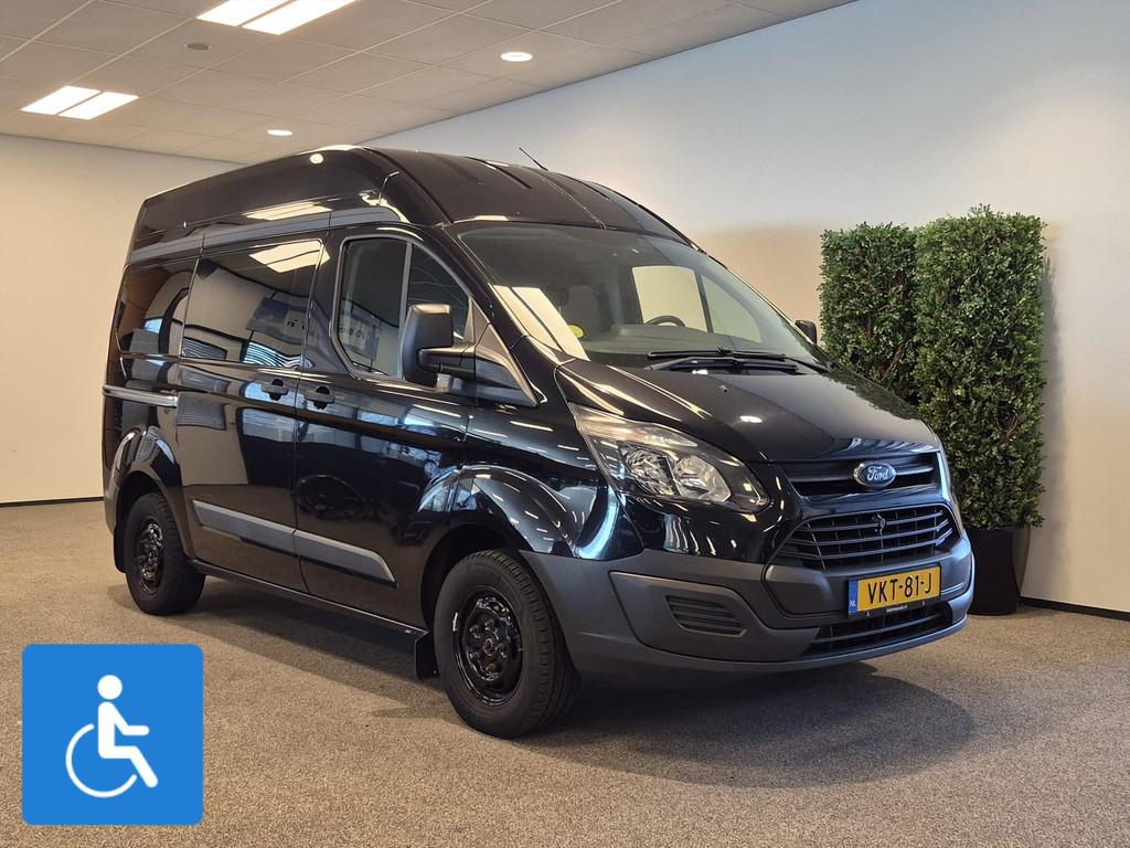Ford Transit Custom L1H2 Rolstoelbus (airco), Auto's, Bestelauto's, Bedrijf, Te koop, Aangepast voor mindervaliden, Airconditioning