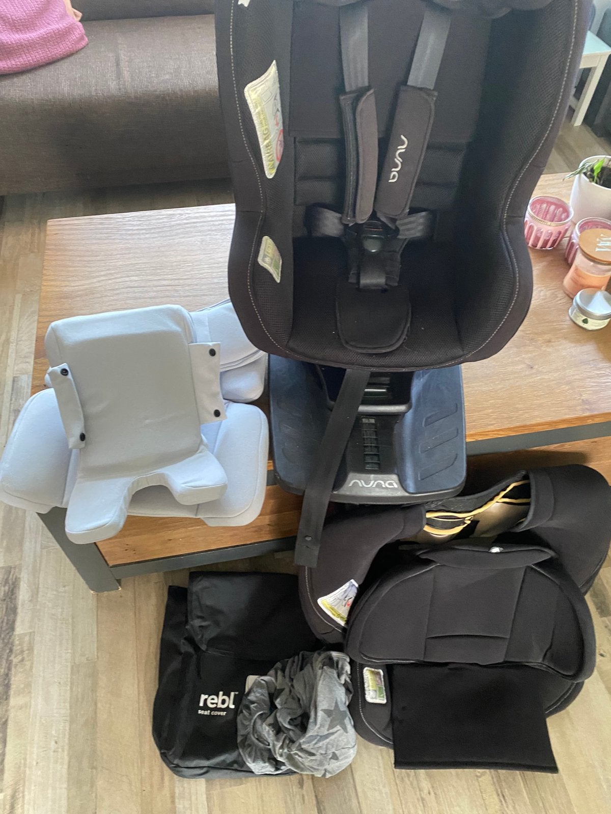 Nuna Rebl Plus i-size, Kinderen en Baby's, Gebruikt, 0 t/m 18 kg, Slaapstand, Isofix