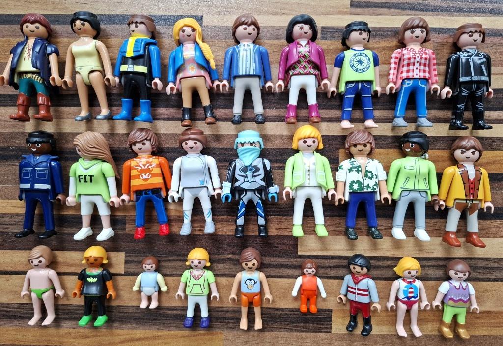 30 Playmobil poppetjes, Ophalen of Verzenden, Gebruikt