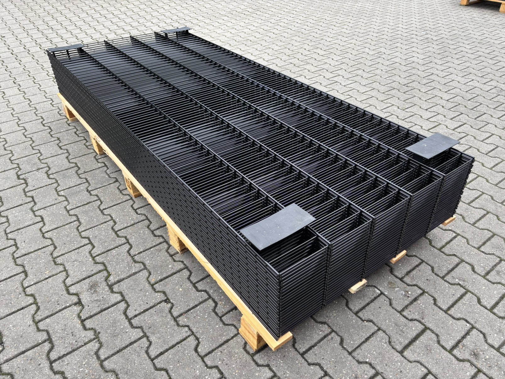 57.5 meter dubbelstaafmat hekwerk, hoogte 100 centimeter!, Ophalen, S, Nieuw, Dubbelstaafmat hekwerk