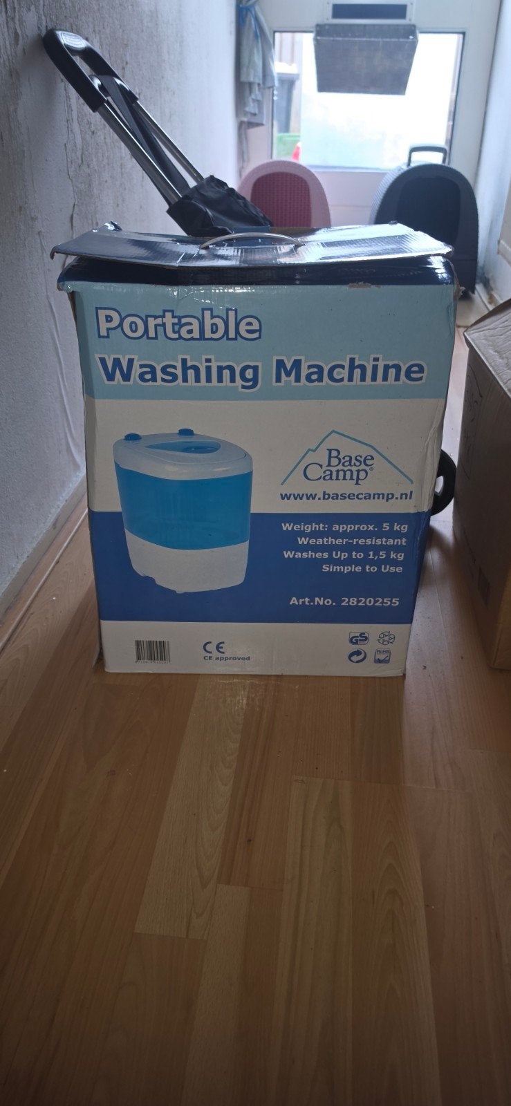 Base Camp Draagbare Wasmachine - Compact & Lichtgewicht, Minder dan 4 kg, Ophalen, Zo goed als nieuw, Minder dan 85 cm