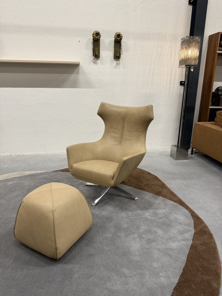 Nieuw Design on Stock Nosto Draaifauteuil Leer Design Stoel, Ophalen of Verzenden, 75 tot 100 cm, Design on Stock, Nieuw