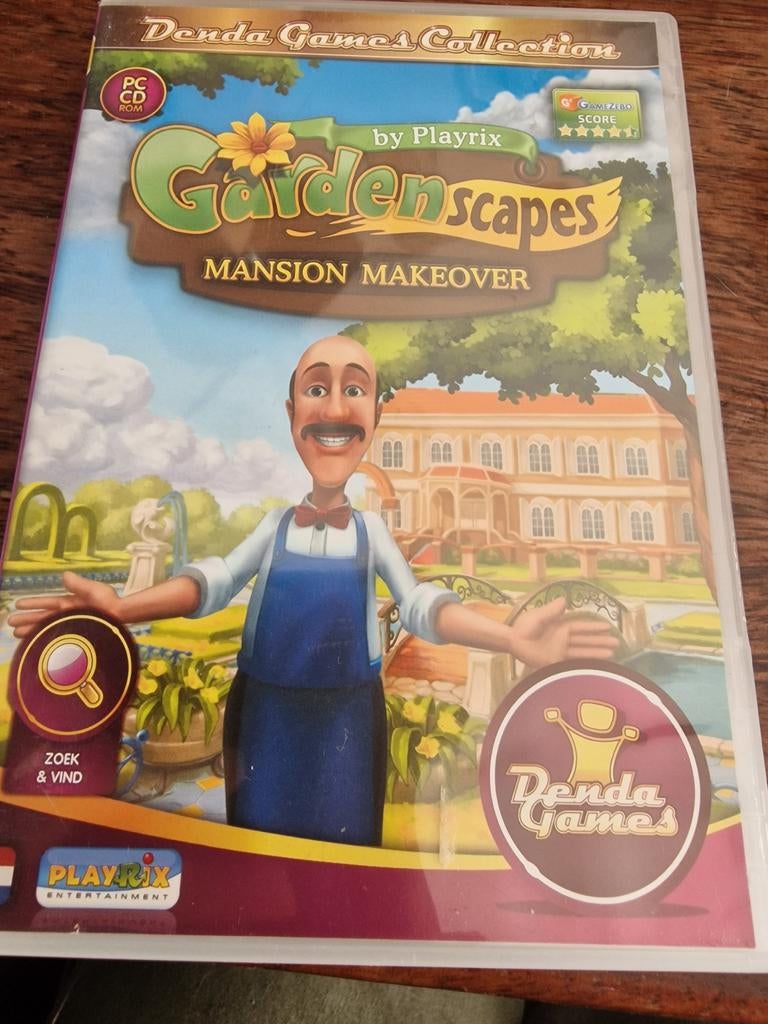 Gardenscapes Mansion Makeover PC CD-ROM Zoek & Vind, Spelcomputers en Games, Games | Pc, Puzzel en Educatief, Gebruikt, 1 speler