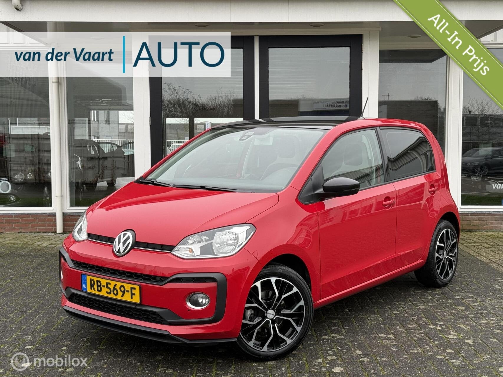 Volkswagen Up! 1.0 TSI 90PK BMT high up! / Camera / PDC / CL, Auto's, Voorwielaandrijving, Gebruikt, Automatische klimaatregeling