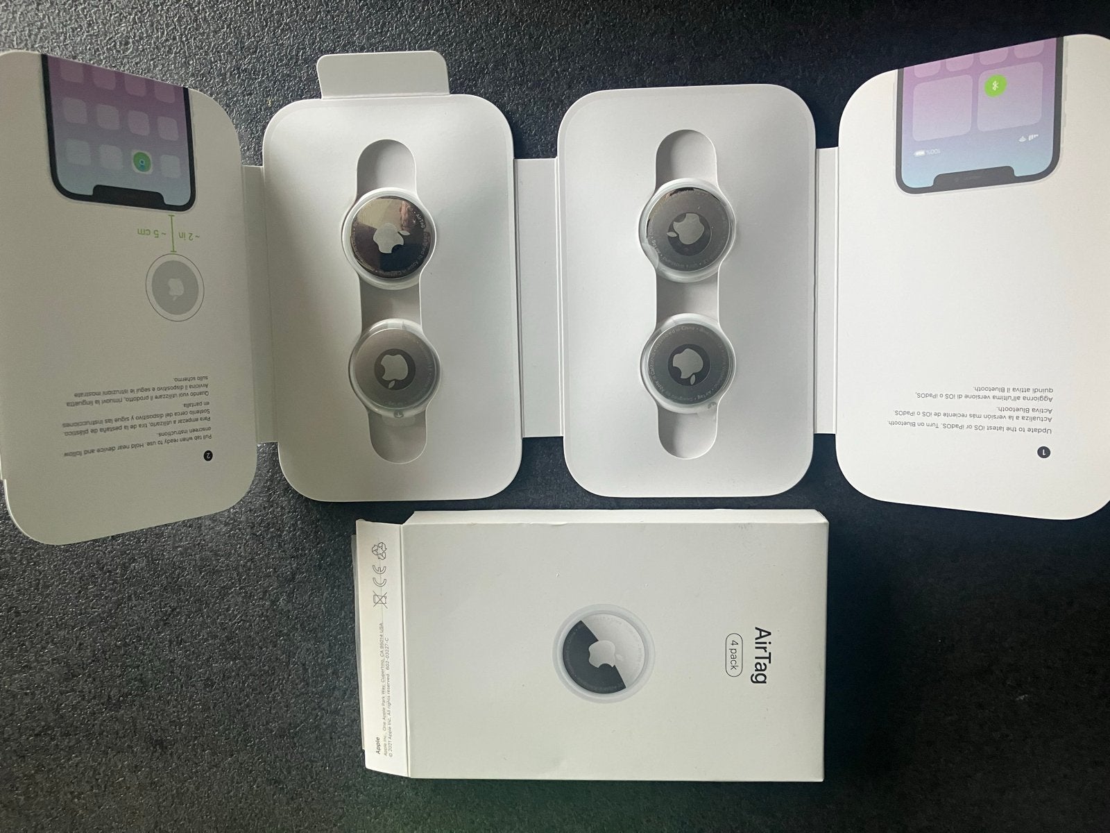 Apple Airtag 4-pack, Verzenden, Zo goed als nieuw, Overige typen