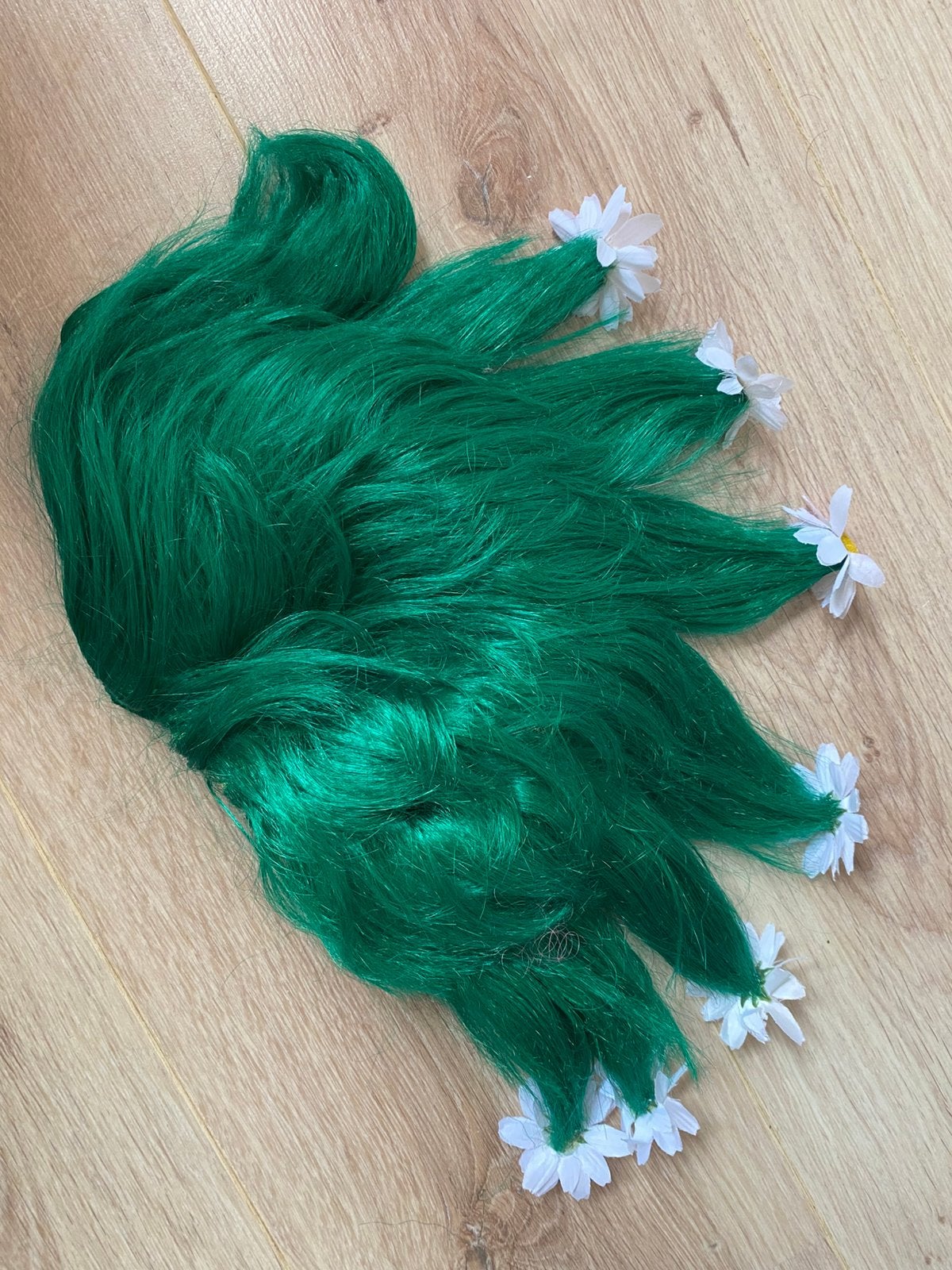 Groene madeliefjes pruik, Ophalen of Verzenden, Nieuw, Overige typen