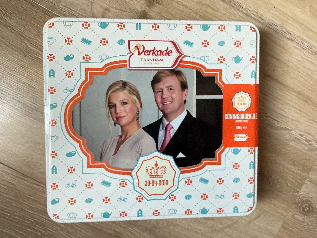 Koekblik Verkade koningskoekjes, Verzamelen, Ophalen of Verzenden, Nieuw, Koek(jes), Verkade