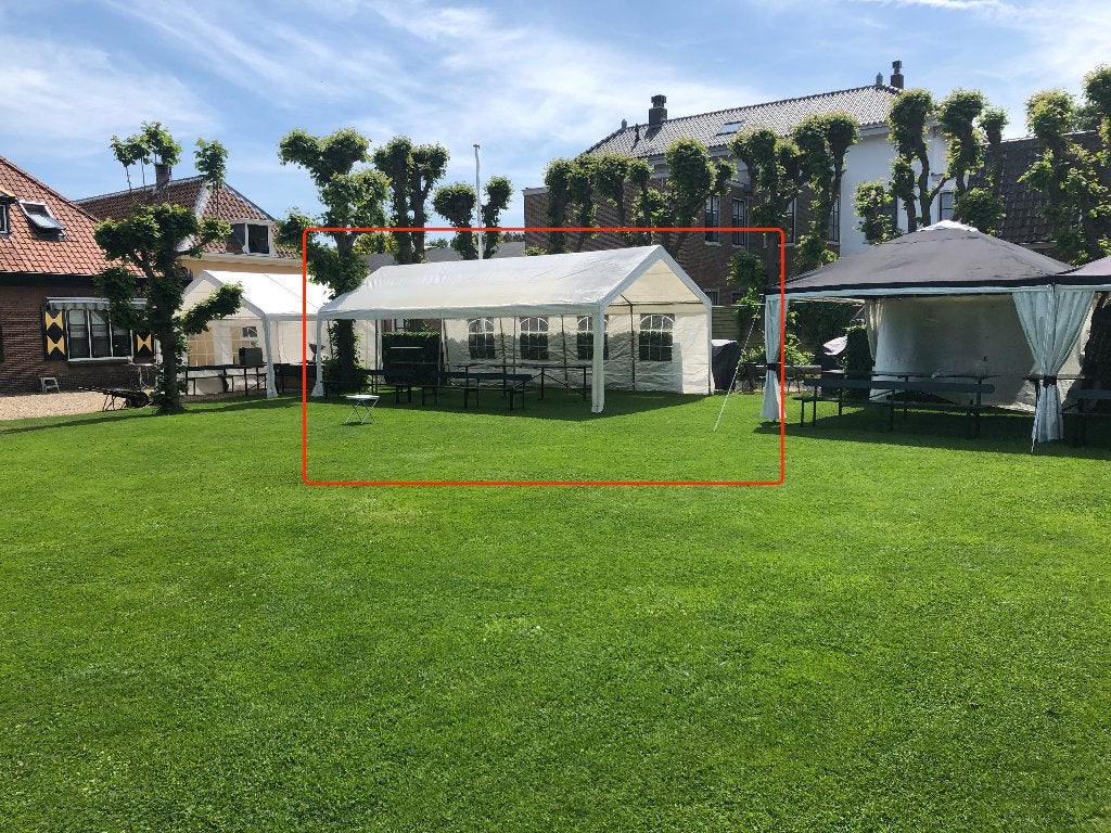 partytent 2 x, Ophalen, Gebruikt, Opvouwbaar, Partytent