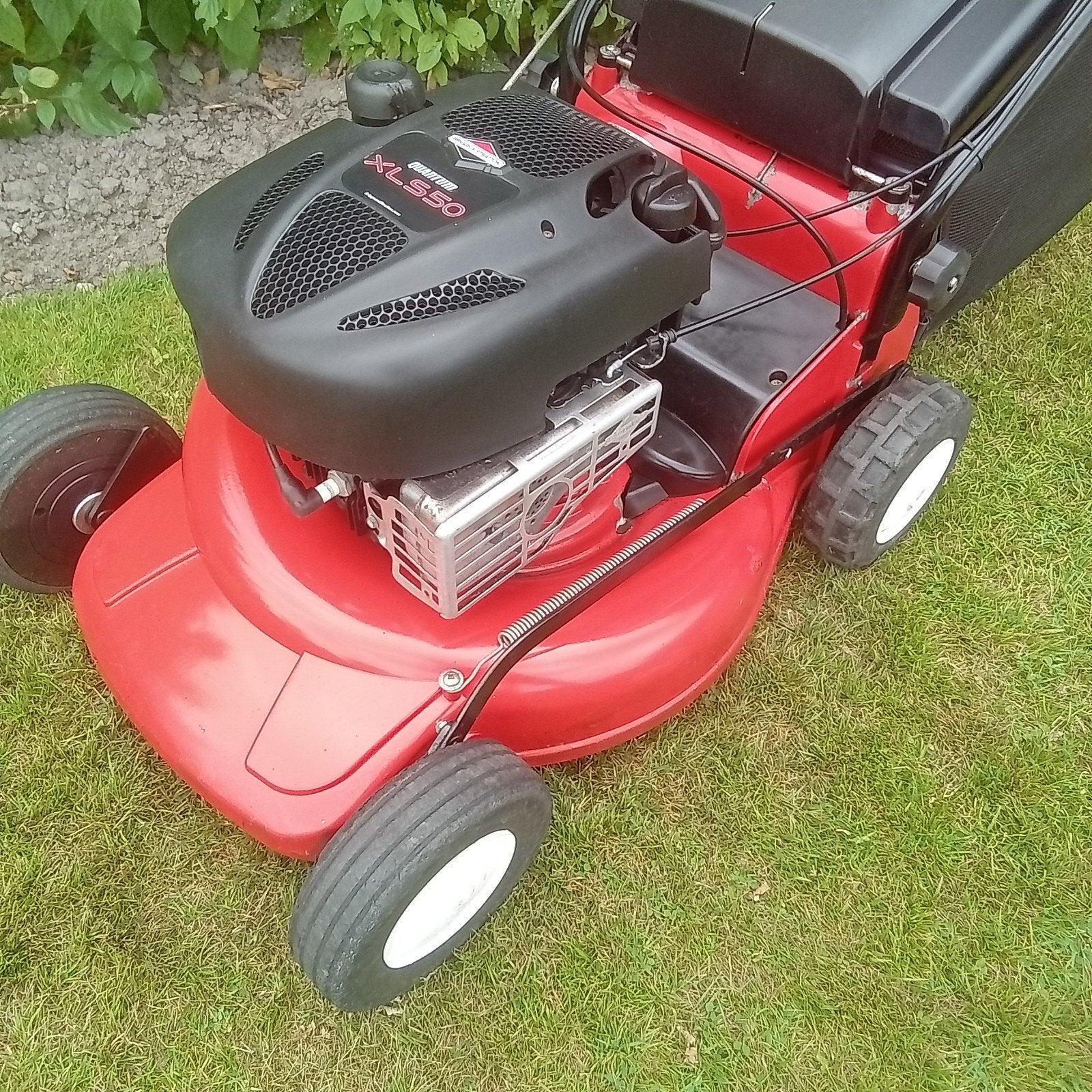 mooie grasmaaier zelfrijdend benzine maaier, Ophalen, Cirkelmaaier, Gebruikt, Sandri Garden