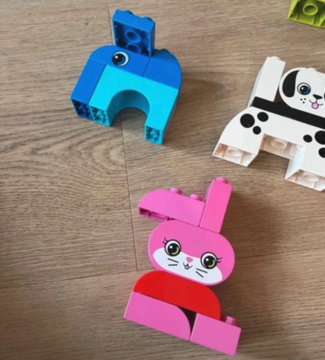 LEGO Duplo Dieren: Olifant, Hond, Konijn, Slak, Giraffe, Overige thema's, Ophalen of Verzenden, Zo goed als nieuw, Compleet