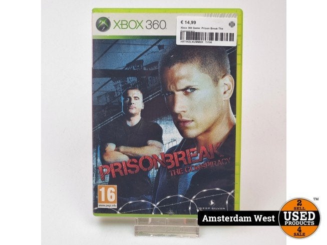 Xbox 360 Game: Prison Break The Conspiracy, Spelcomputers en Games, Microsoft, Zo goed als nieuw, Support@microsoft.com, Microsoft Corporation
One Microsoft Way
Redmond, WA 98052-6399
USA