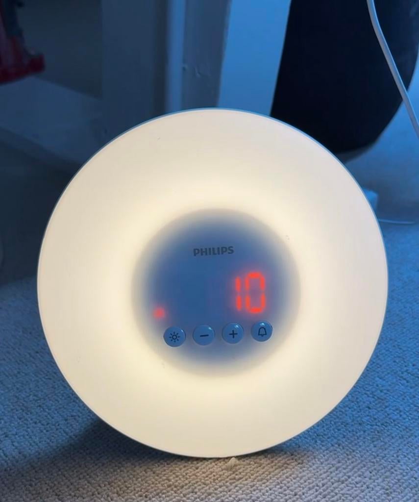 Philips HF3504 wake up light wekker nachtlampje, Huis en Inrichting, Ophalen of Verzenden, Zo goed als nieuw