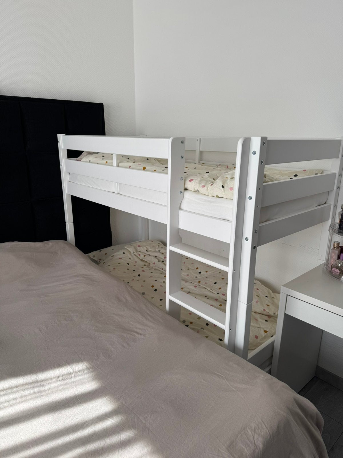 Hoppekids stapelbed 70x160, Kinderen en Baby's, Kinderkamer | Stapelbedden en Hoogslapers, Ophalen, Gebruikt, Stapelbed