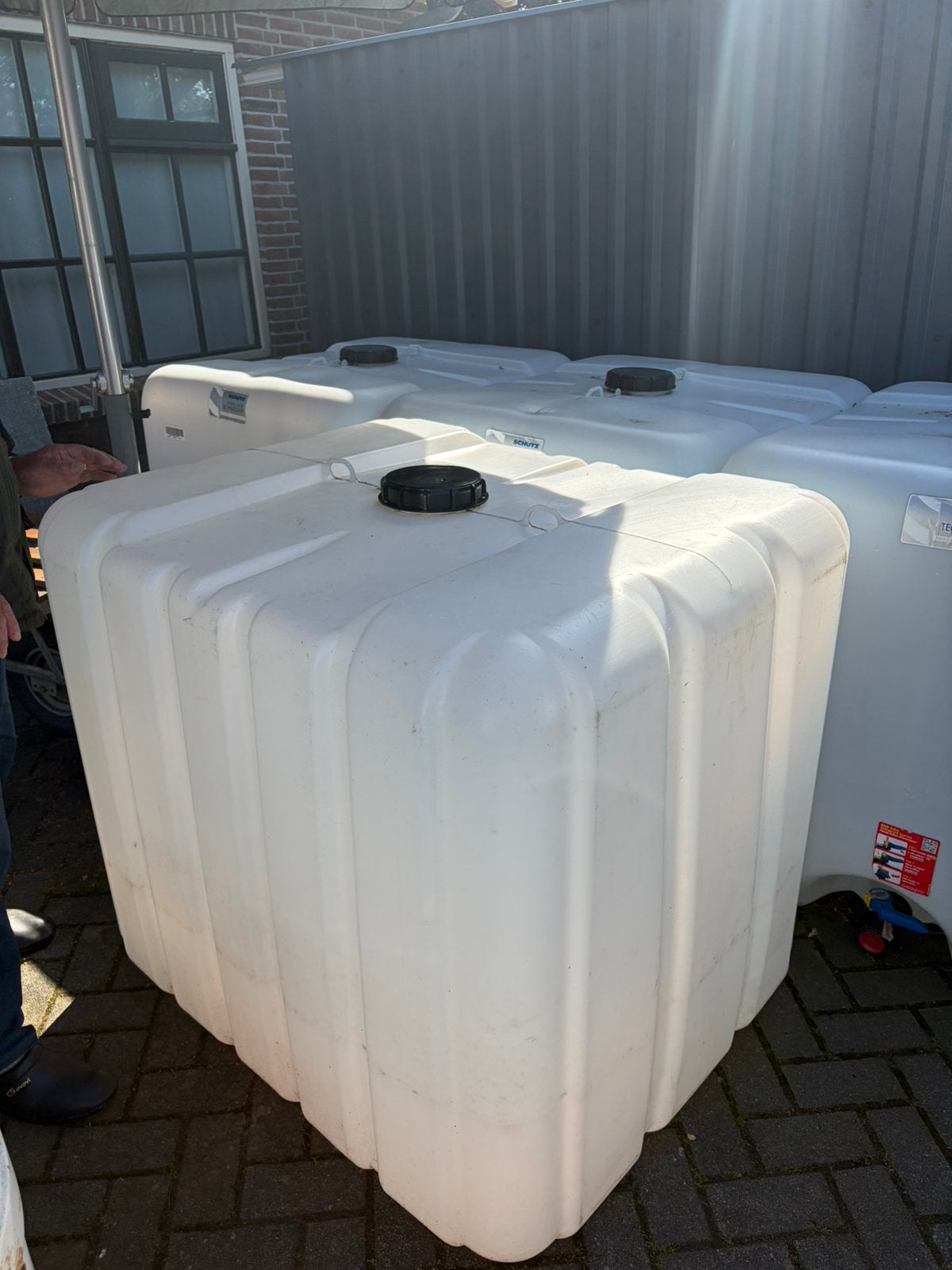 Watercontainers, Tuin en Terras, Regentonnen, 150 liter of meer, Ophalen, Gebruikt