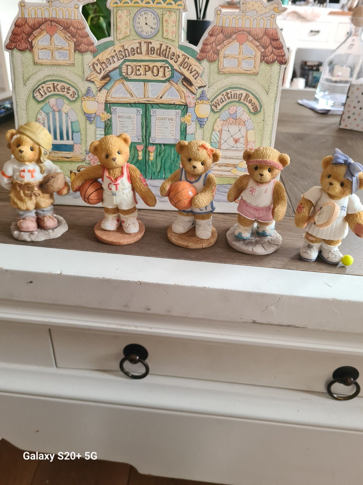 Cherished Teddies Beeldjes - Sportcollectie, Verzamelen, Ophalen of Verzenden, Zo goed als nieuw, Beeldje, Cherished Teddies