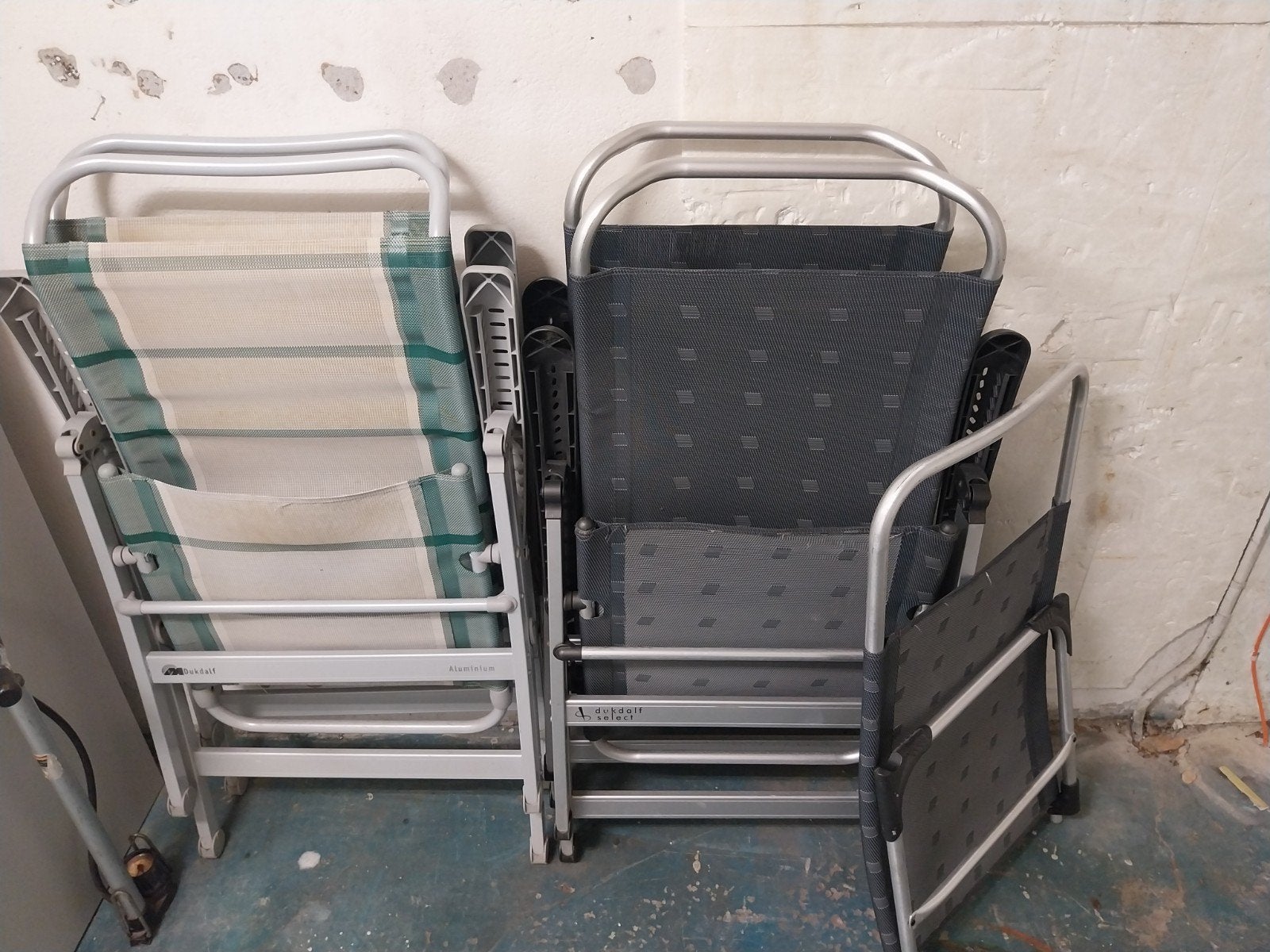 4 dukdalf stoelen, Ophalen, Campingstoel