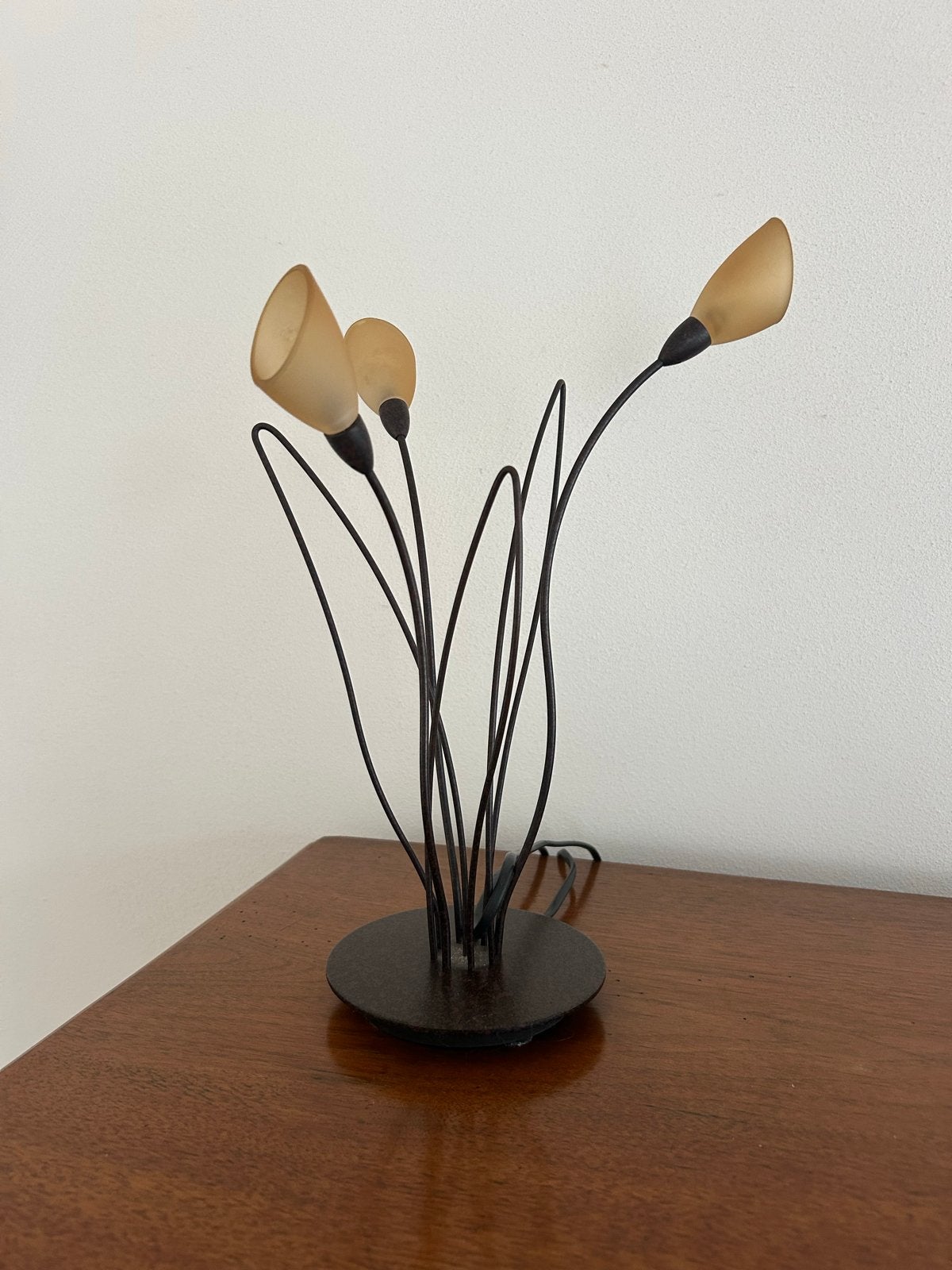 Decoratieve tafellamp in bloemvorm, Ophalen, Gebruikt, Overige merken, Overige fittingen