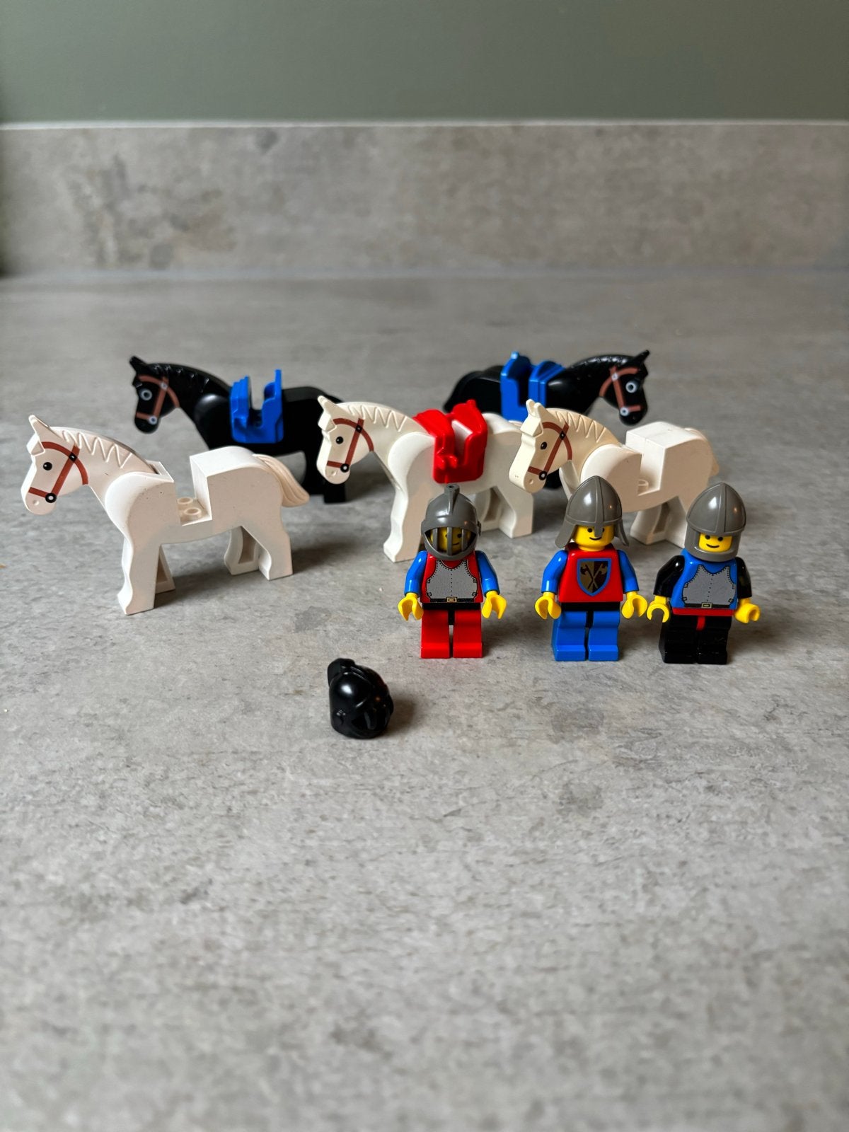 Lego ridders en paarden set, Ophalen of Verzenden, Gebruikt, Overige merken