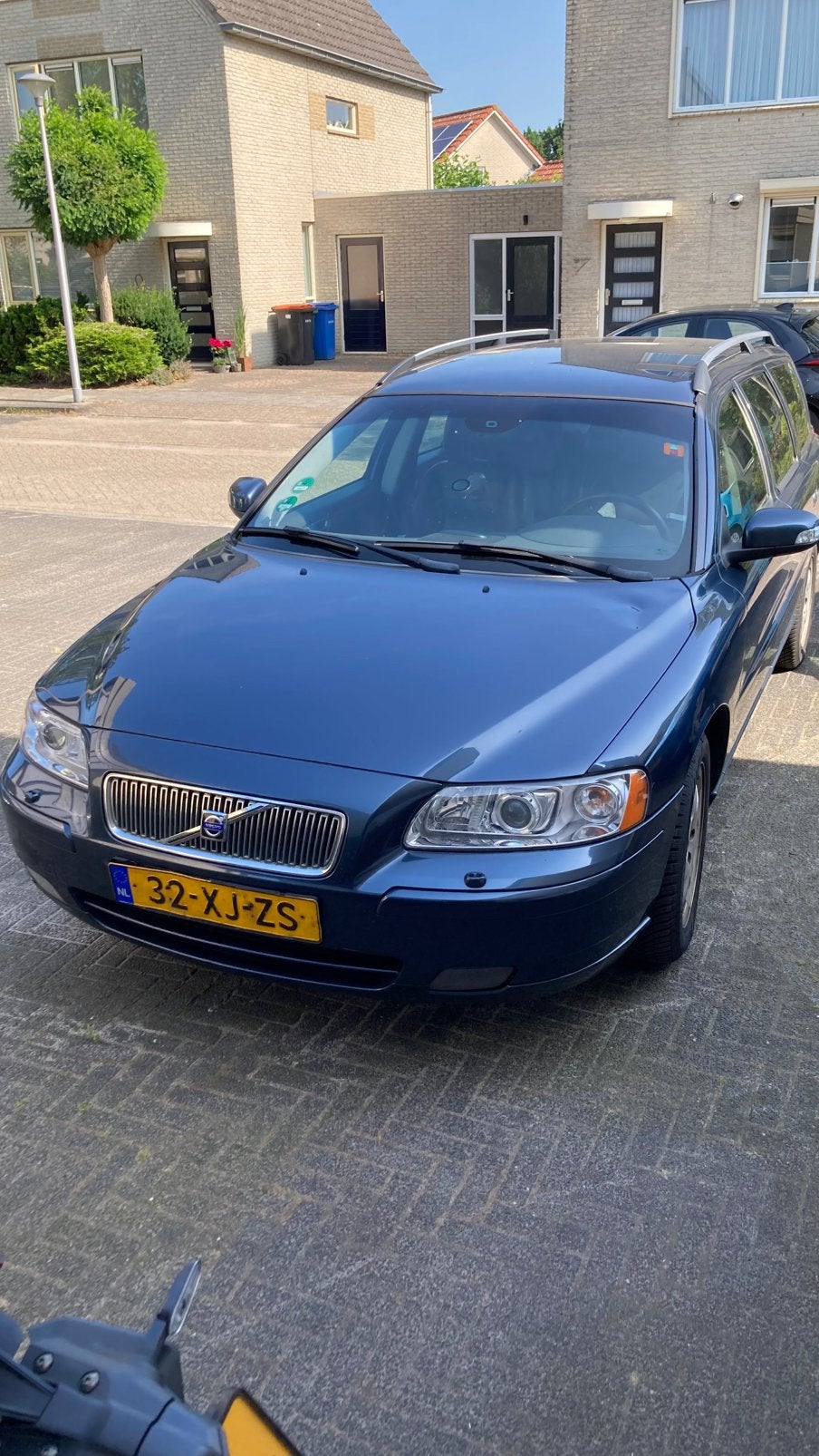 Volvo V70 2.4 140PK 2007 Blauw. Een eerlijke Volvo V70, Auto's, Voorwielaandrijving, 1800 kg, Blauw, Stationwagon