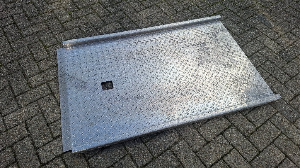 Aluminium traanplaat oprij plaat, Ophalen, Gebruikt