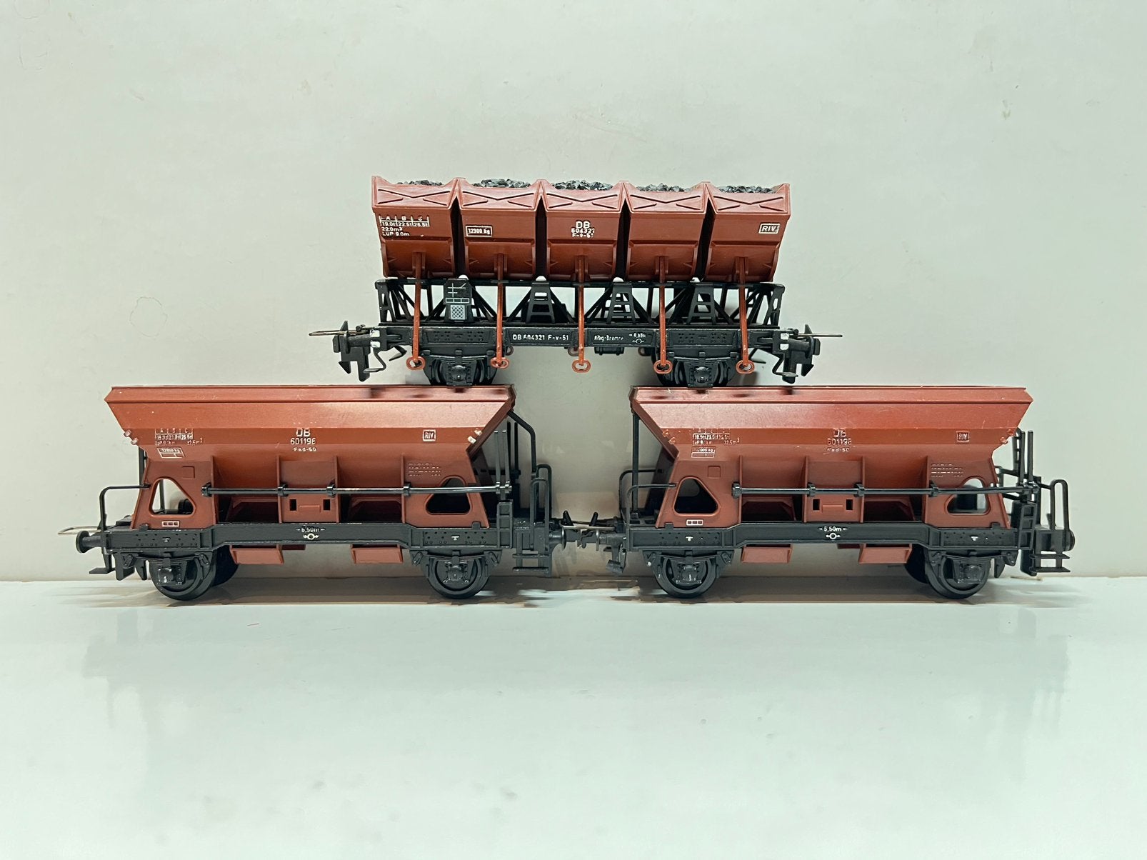 Trix Express 3x zelflossers netjes, Hobby en Vrije tijd, Modeltreinen | H0, Gebruikt, Gelijkstroom, Trix, Wagon