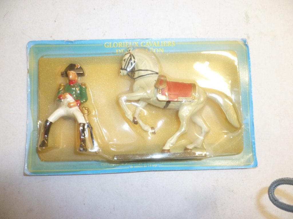 Starlux nr5 Napoleon met Paard metalen figuurtjes nieuwstaat, Ophalen of Verzenden, Overige soorten, Overige gebieden, Miniatuur of Beeldje