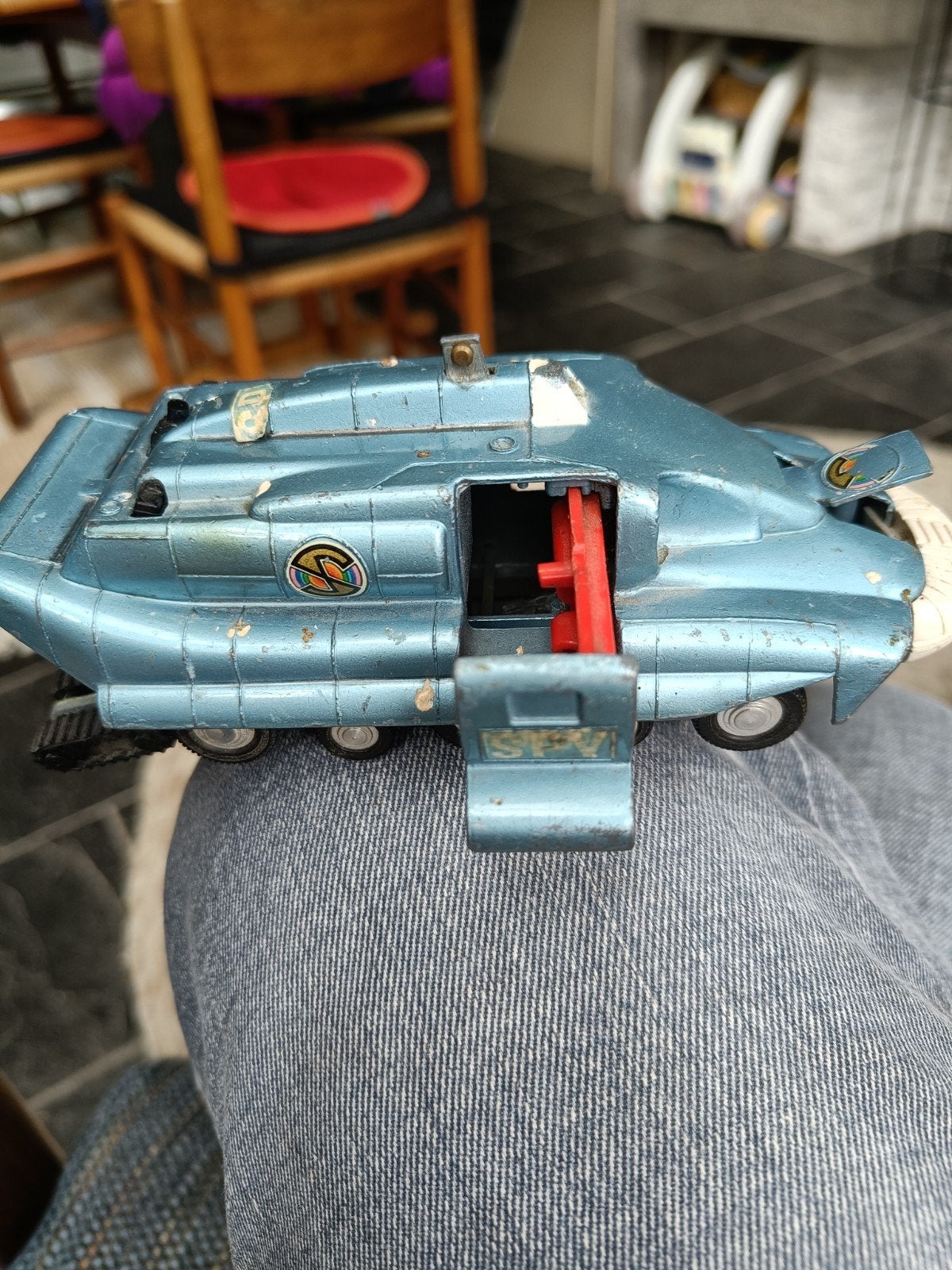 Vintage Spectrum Pursuit Vehicle (SPV) Captain Scarlet, Ophalen of Verzenden, Gebruikt