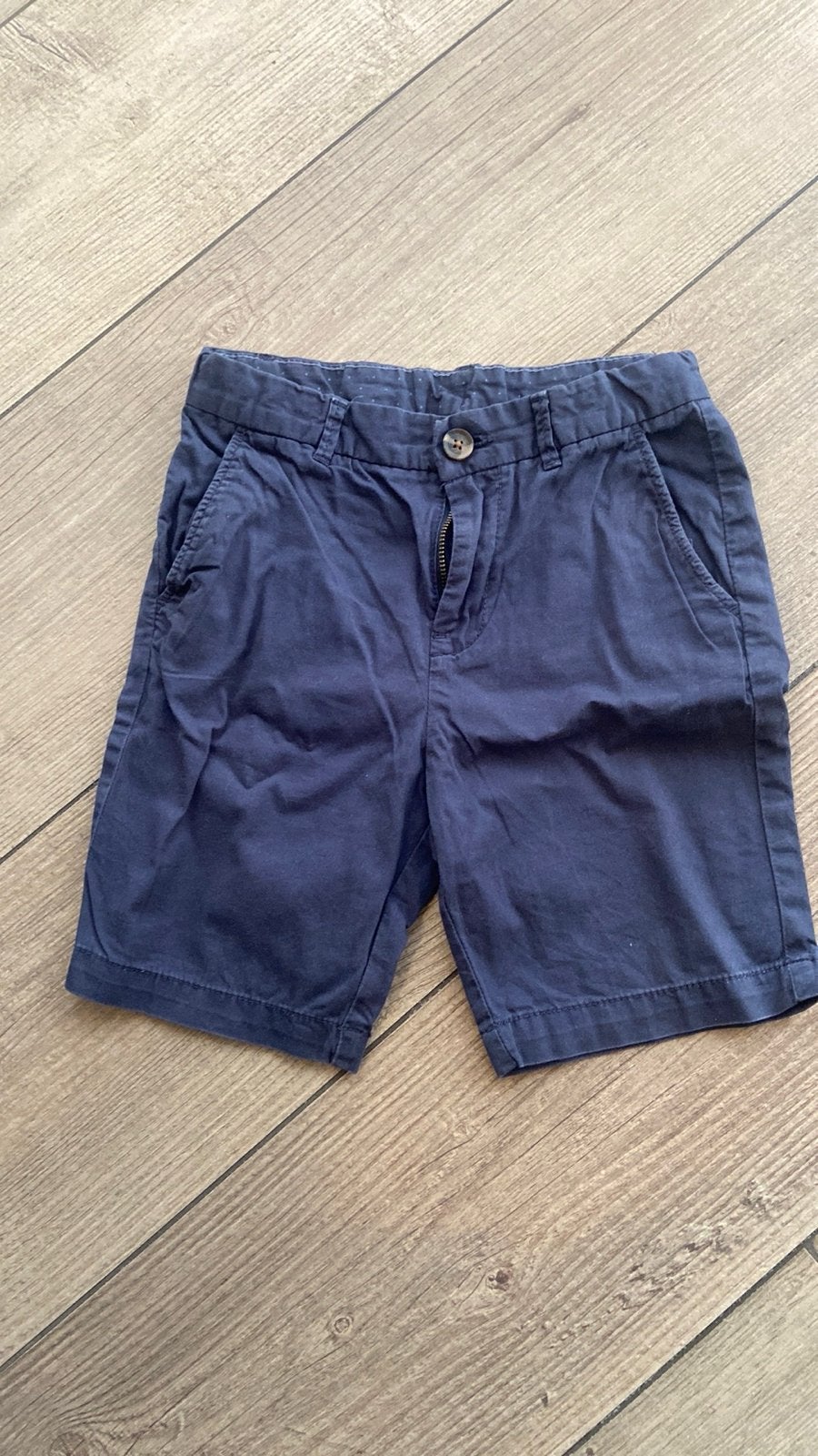 Blauwe H&M Jongens Short Maat 122, Kinderen en Baby's, Kinderkleding | Maat 122, Ophalen of Verzenden, Gebruikt, Jongen, Broek
