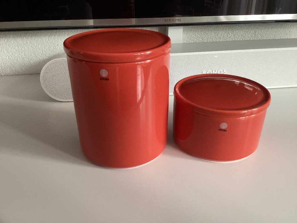 Iittala Purnukka terracotta opbergpotten, Ophalen, Meerkleurig, Zo goed als nieuw, Scandinavisch