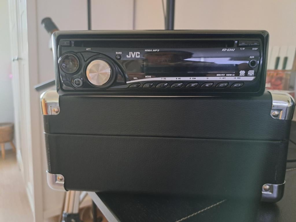 JVC KD-G342 Auto Radio CD/WMA/MP3 Speler met AUX-ingang, Ophalen of Verzenden
