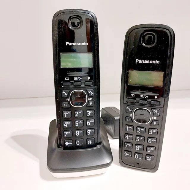 DECT telefoonset (2) van panasonic, Ophalen of Verzenden, Gebruikt, 2 handsets, Stralingsarm