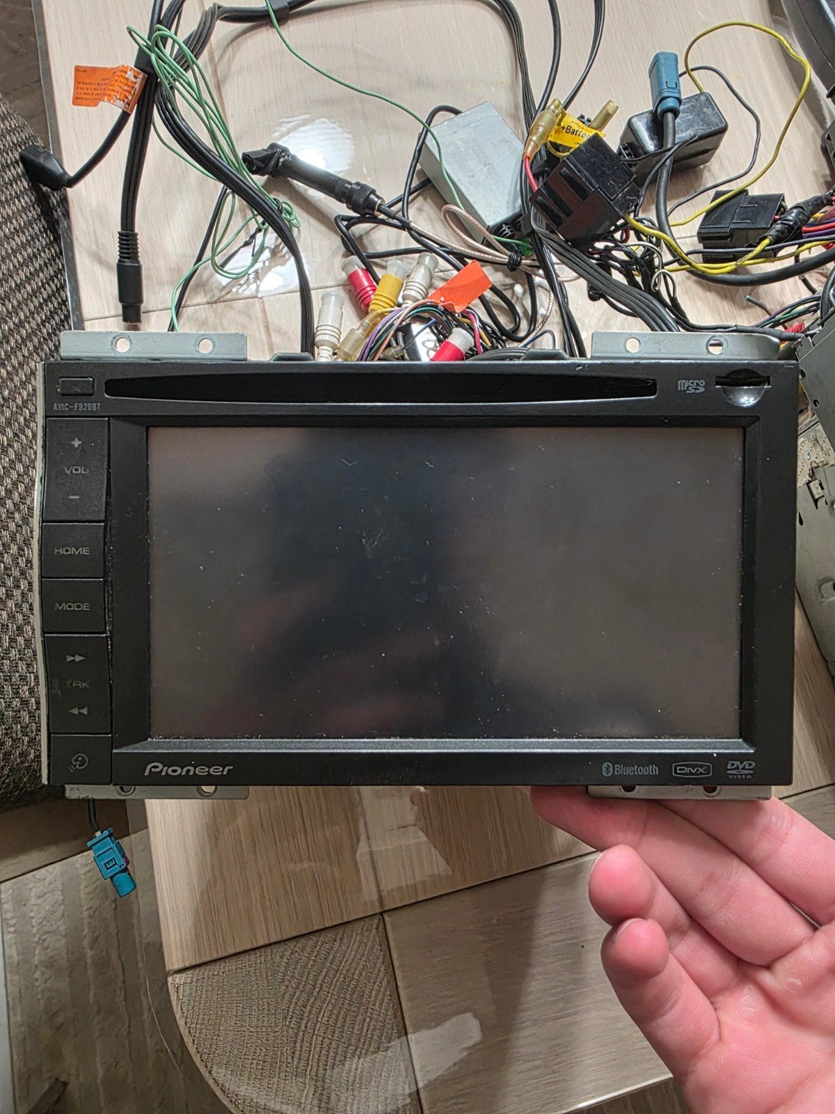 Pioneer AVH-P3200BT Autoradio met Bluetooth en DVD, Ophalen of Verzenden, Gebruikt