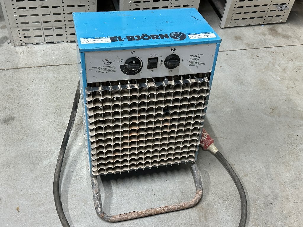 El-Björn elektrische ventilatorkachel 15kW, Doe-het-zelf en Verbouw, Verwarming en Radiatoren, Ophalen, 30 tot 80 cm, Cv-ketel of Combi-ketel