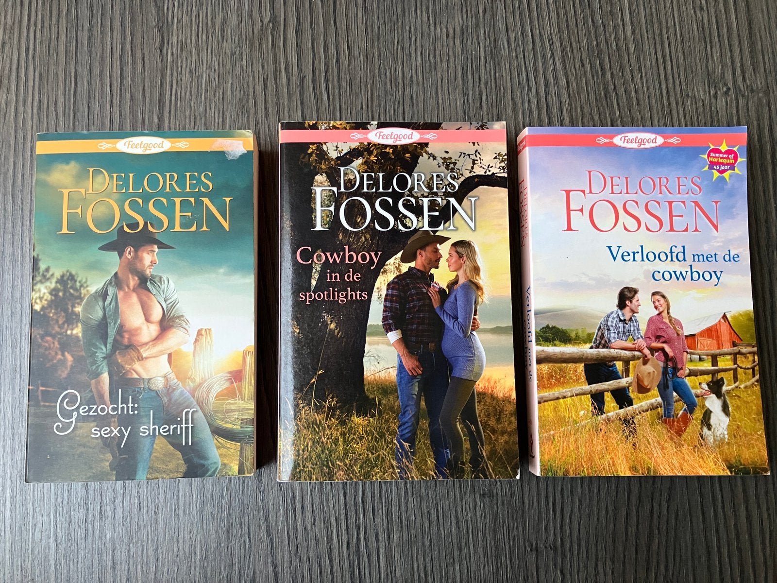3X Delores Fossen - serie Wrangler’s Creek - Feelgood, Ophalen of Verzenden, Gelezen, Amerika