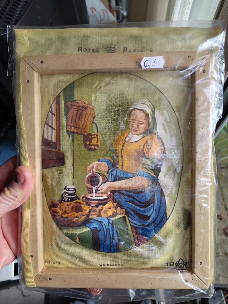 Borduurpakket 'Melkmeisje' - Royal Paris, Ophalen of Verzenden