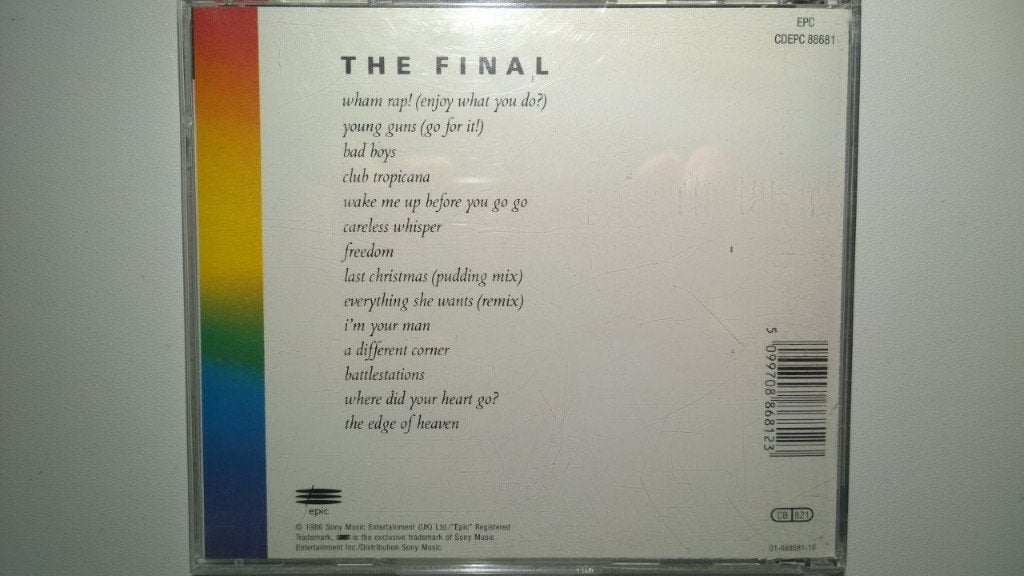 Wham! - The Final, Cd's en Dvd's, Ophalen of Verzenden, Zo goed als nieuw, Pop, Album
